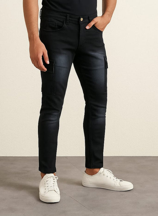 The MONO_FORM Structured Cargo Jeans