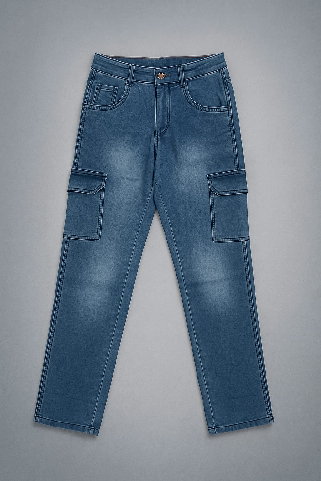 cargo jean The jeans multiple pockets cargo pockets  casual and trendy